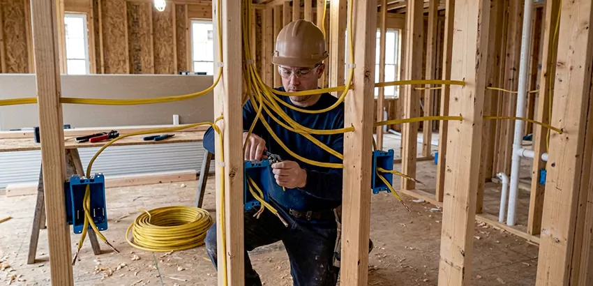 New Construction Wiring In Lowell