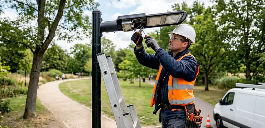 Outdoor Lighting Repair In Lowell
