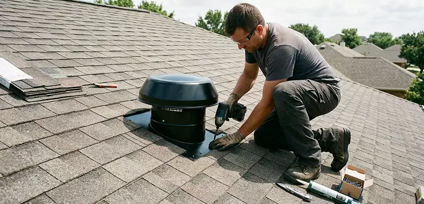 Roof Vent Fan Installation in Lowell