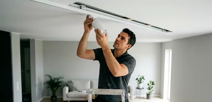 Recessed Track Lighting Installation in Lowell