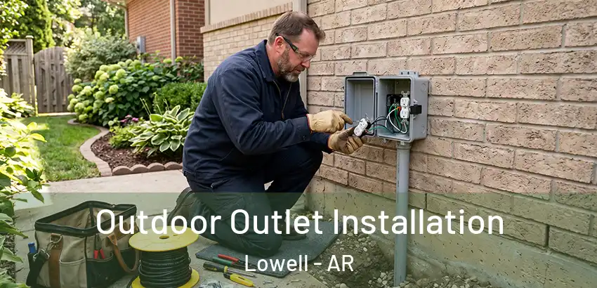 Outdoor Outlet Installation Lowell - AR