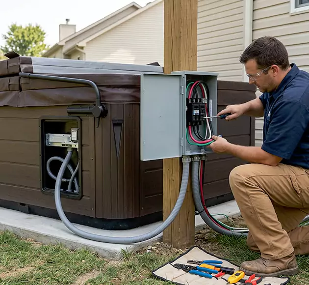 Professional Hot Tub Electrical Installation: Your Local Spa Wiring Team in Lowell, AR